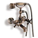 Inspire Antique robinet baignoire avec douche main laiton antique de finition