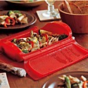 silicone de mode la vapeur Lunch Box campouleur aleatoire 26.5x13.5x7cm