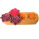 fleur avec des feuilles en forme de cuisson  cake fondant l12.8cm  w5m  h1cm