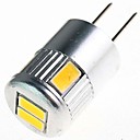 lumiere blanche ampoule led g4 3w 6smd5730 5500-6500k 12v