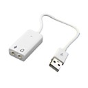 USB2.0 2.1 canaux virtuel 7.1 Effet Audio Sound Card Adapter 3D