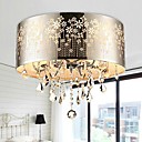 Flush Mount Crystal Light Chrome Campouleur creux Sculpture mode moderne