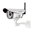 Zmodo Wireless HD 720P Wi-Fi Outdoor IP Camera Network Security Camera System QR Code Smartphone P2P 65ft Night Vision