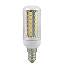 e14 6w 48x5050smd 500lm 2800-3200K lumiere blanche chaude conduit ampoule de mae