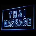 la publicite de massage thai conduit de lumiere de signe