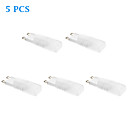 5pcs g9 3w 220lm 2700k de lumiere blanche chaude a mene l ampoule  220v 