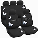 9 PCs a place accessoires automobiles dajustement universel siege dauto couverture ensemble papillon matiere de conception de polyester