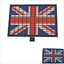 Pare-brise de voiture Carking Control Music Equalizer Flash Light Sticker-drapeau britannique 2  AAA