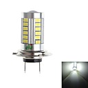 H7 8W 33x 5730 SMD oule 800lm 6000-6500k Blanc Lihgt LED pour voiture de lumiere de brouillard DC 12-24V