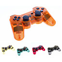 Transparent sans fil Bluetooth DS3 Sixaxis Controller Rechargeable Joypad pour PS3