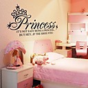 Mots Doudouwo  et cite les mots de princesse Wall Stickers