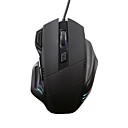 7 Touche 3000dpi souris optique de jeu professionnel 7 couleurs conduit de changer automatiquement