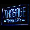 la publicite de la therapie de massage a conduit de lumiere de signe