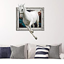 3D The White Horse Stickers muraux Stickers muraux