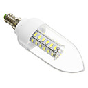 e14 6w 42x5730smd 420lm 6000k lumiere blanche froide a mene l ampoule de bougie  220-240V CA 