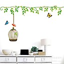 Floral vert de piece de creche Wall Sticker Stickers muraux Art de vigne Birdcage Enfants Createforlife Floral vert de piece de creche Wall Sticker Stickers muraux Art de vigne Birdcage Enfants Createforlife