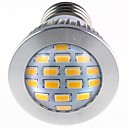 blanc chaud a mene l ampoule e27 6w 16smd5730 2500-3500k 220v