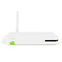 Zoomtak I6 Blanc Dual Core MX Android Smart TV BOX HD 1080p XBMC pre-installer A9 cadence 15 GHz 1 Go de RAM ROM 4 Go WIFI integre