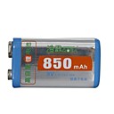 haoba 9v 850mAh batterie rechargeable Ni-MH