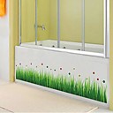 Createforlife  Bande dessinee heureuse de l herbe verte enfants autocollant de piece de creche mur Wall Art Stickers