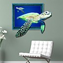 Autocollants 3D Sea Turtles muraux Stickers muraux