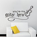 Createforlife  Vous etes mon Guitar Hero enfants de piece de creche Wall Sticker Wall Art Stickers