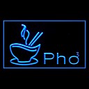 Pho vietnamien Bowl Publicite LED Connexion