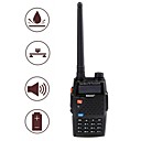 baiston bst-598uv impermeable antichoc bi-bande double ecran double veille talkie-walkie - noir