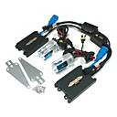 24V 55W H7 10000K HID Xenon L Conversion Kit Set With Mounting Bracket Black Slim Ballast