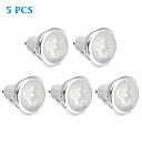 5pcs gu10 6w 310lm 5000k lumiere blanche ampoule menee de tache naturel  220v 