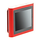 1.8 ecran multi-touch radio fm pince 8gb lecteur mp4 rouge