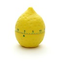 en forme de citron minuterie de cuisine mecanique plastique 2.68  X3.2  x2.68  