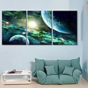 Toiles d art The Mysterious Sky Lot de 3