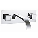 Contemporaine en laiton lavabo robinet montage mural Y6014