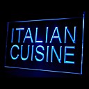 Cuisine italienne Publicite LED Connexion