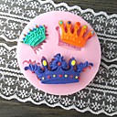 Trois gateau Couronne cuire Fondant  L7cm  W7cm  H1cm