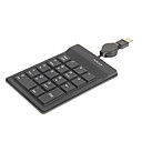 kn-188 USB filaire clavier numerique retractable etanche portable