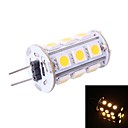 g4 3w 160lm 3500K 18x5050 blanc chaud led ampoule  dc 12v 