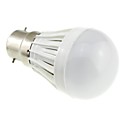 b22 2w 10x2835 SMD LED 180lm 3000k chaude ampoule blanche lumiere de globe  220V 