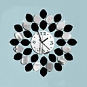 Horloge murale stickers autocollants muraux style moderne feuilles acryliques miroir stickers muraux