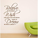 jiubai  d inspiration citation sticker mural de decalque de mur 57cm  78cm