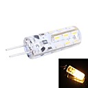 g4 2W 110lm 3200k 24x3014 blanc chaud led ampoule  dc 12v 