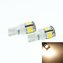 t10 149 W5W 11LED 5730smd blanc chaud 5W 240-280lm 2800-3500k liseuses dc12-16v