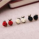 retro rose boucles d...
