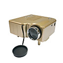 400LM Mini HD Accueil projecteur LED Super Bright LED technologie USB SD Portable VGA HDMI UC28 or