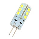 g4 3w 270lm 24x2835smd 6000-6500K lumiere blanche froide led bi-broches  12V DC 