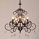 K9 Crystal Chandelier 5 Light Creative Dainty Fer Peinture