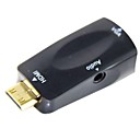 1080p HDMI male vers VGA femelle adaptateur convertisseur video pour pc dvd audio de soutien hdtv