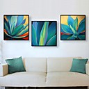 peinture l huile art magnifique de la feuille decorative encadree impression sur toile lot de 3