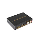 Splitter HDMI 1 entree 2 sortie boite de commutation de llificateur moyeu 1x2 hdtv 1080p 3d avec split spdif sortie audio  rl